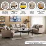 Estella Armchair Sofa with Cushion