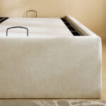 Hampton Upholstered Hydraulic Storage King Bed Base - 180x200 cm
