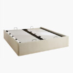 Hampton Upholstered Hydraulic Storage King Bed Base - 180x200 cm