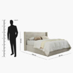 Hampton Alena Upholstered Queen Headboard - 160x200 cm