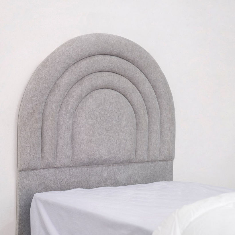Meadow Crescent Upholstered Single Headboard - 90x200 cm - Image 4