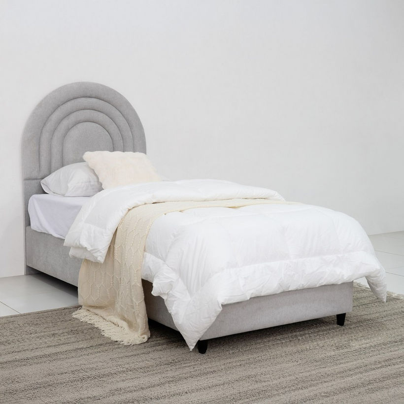 Meadow Crescent Upholstered Single Headboard - 90x200 cm - Image 5