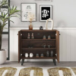Kairo 9-Pair Shoe Cabinet with 2 Doors