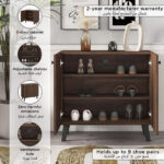 Kairo 9-Pair Shoe Cabinet with 2 Doors