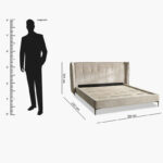 Marwell Mensa Nxt Upholstered King Bed - 180x200 cm