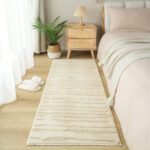 Zara Donel Jacquard Rabbit Fur Rug - 60x150 cm