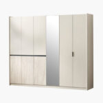 Melbourne 6-Door Wardrobe with Mirror