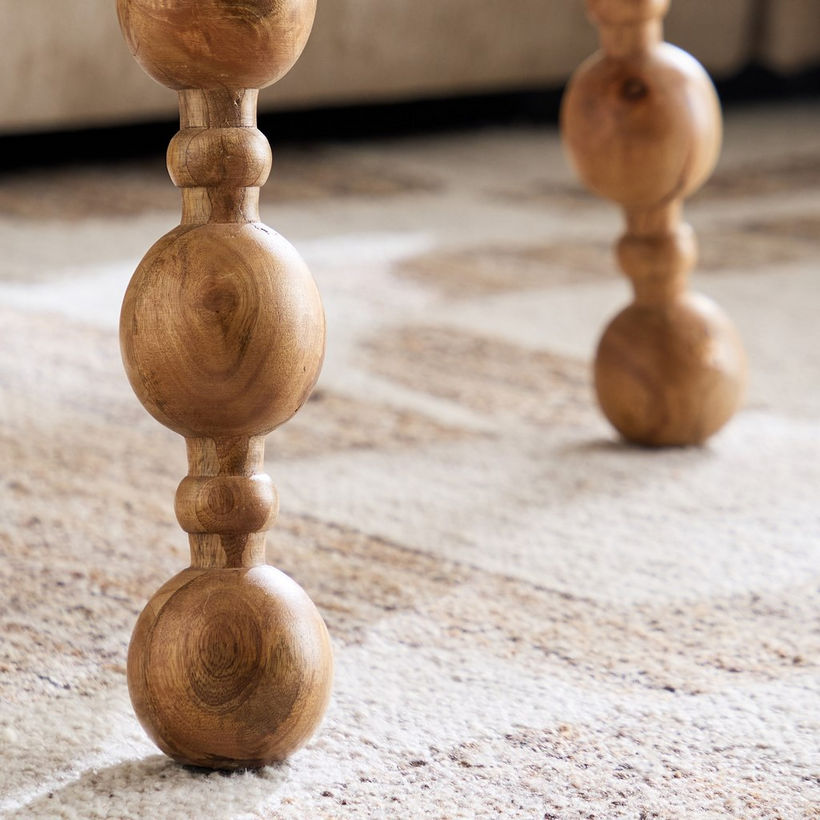 Vendra Knot Solid Wood Round Coffee Table - Image 5