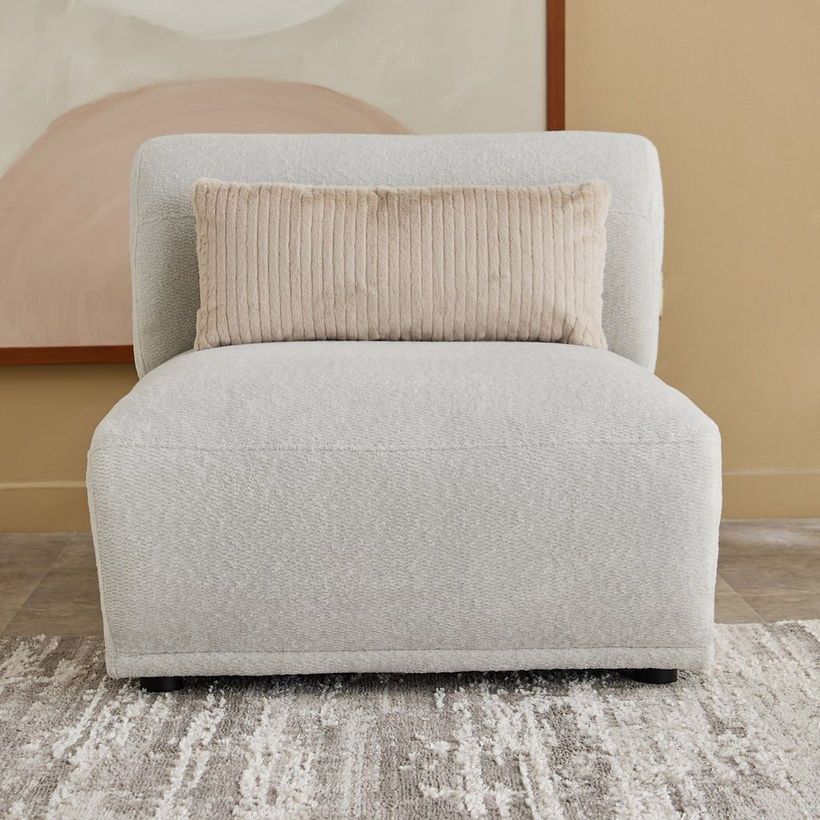 Orlando Fabric Armless Chair - Image 4