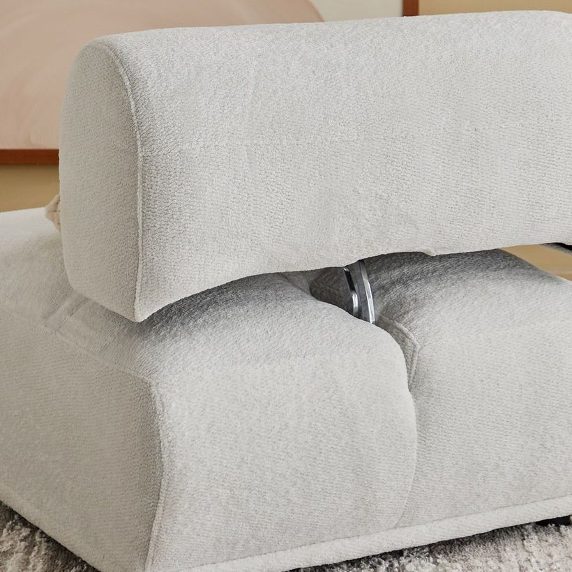 Orlando Fabric Armless Chair - Image 9