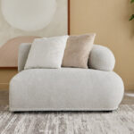 Orlando Fabric Right Arm Chair