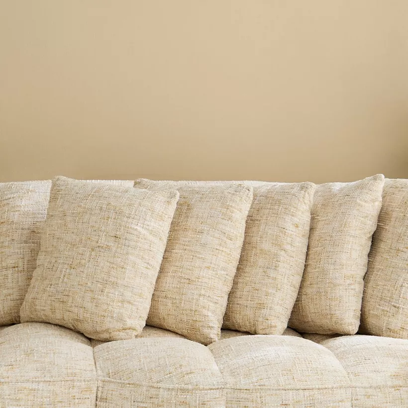 Havana 4-Seater Fabric Sofa with 4 Cushions and Adjustable Backrest - Image 6