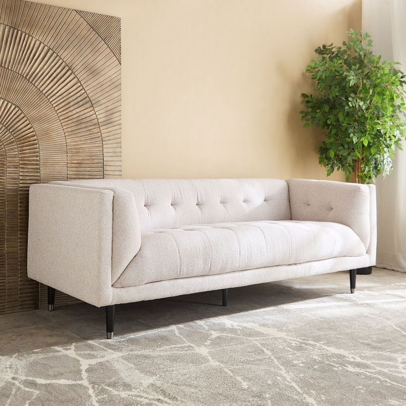 Delphi 3-Seater Fabric Sofa - Image 3