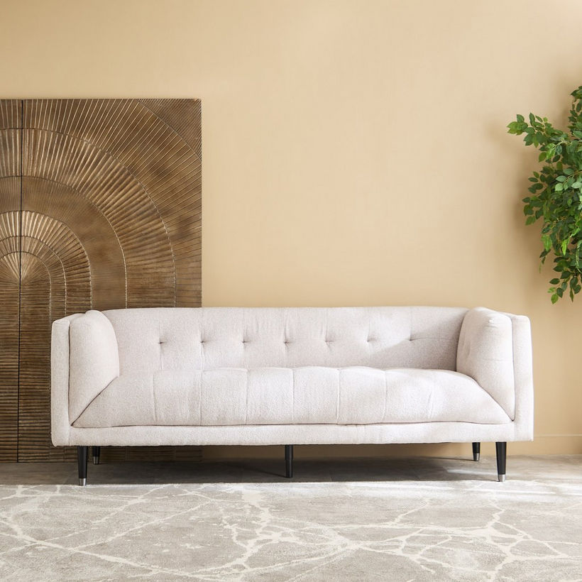 Delphi 3-Seater Fabric Sofa - Image 4