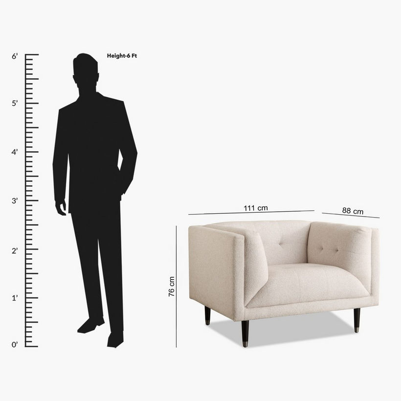 Delphi Fabric Armchair Sofa - Image 13