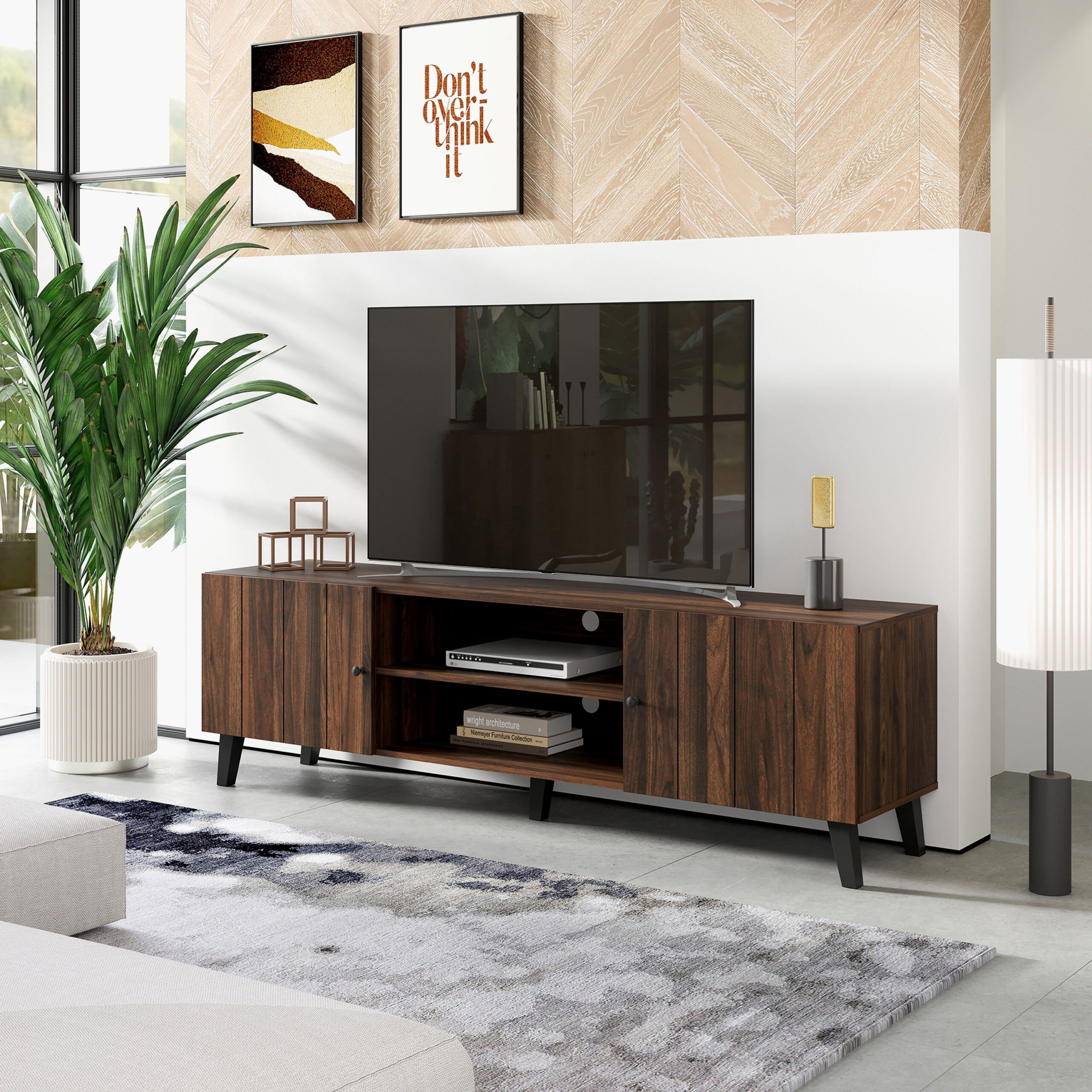Kairo 1.8 Meter TV Unit for TVs up to 70 inches