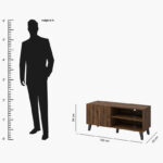 Kairo 1.2 Meter TV Unit for TVs up to 55 inches