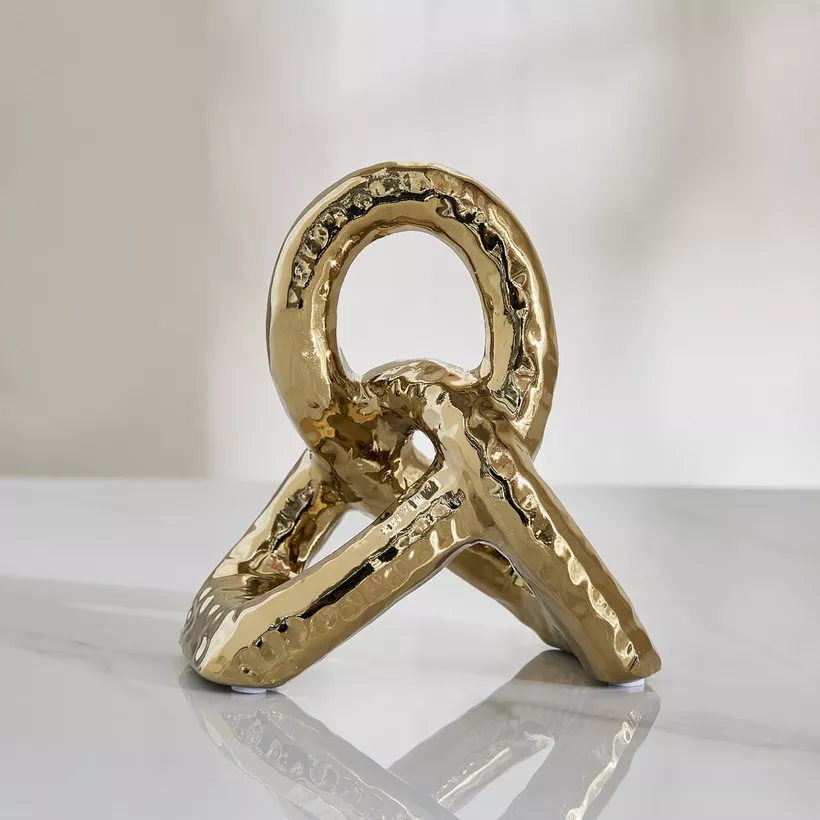 Sansa Duke Ceramic Knot Table Decor Accent - 13x9.5x14.7 cm - Image 3