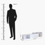 Dilon Extendable TV Unit for TVs up to 55 inches
