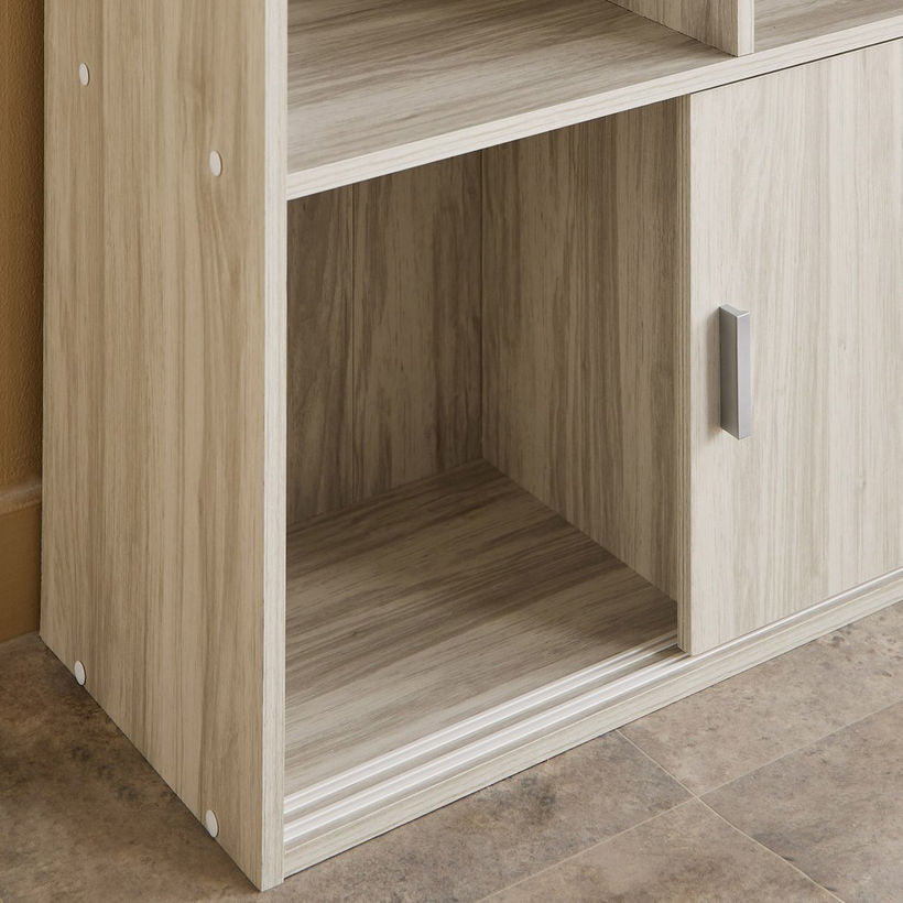 Libra 2-Door Sliding Multipurpose Cabinet with 2 Shelves - Image 6