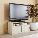 Libra 2-Sliding Door Low TV Unit for TVs up to 50 inches