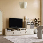 Libra 2-Sliding Door Low TV Unit for TVs up to 50 inches