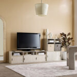 Libra 3-Sliding Door Low TV Unit for TVs up to 65 inches