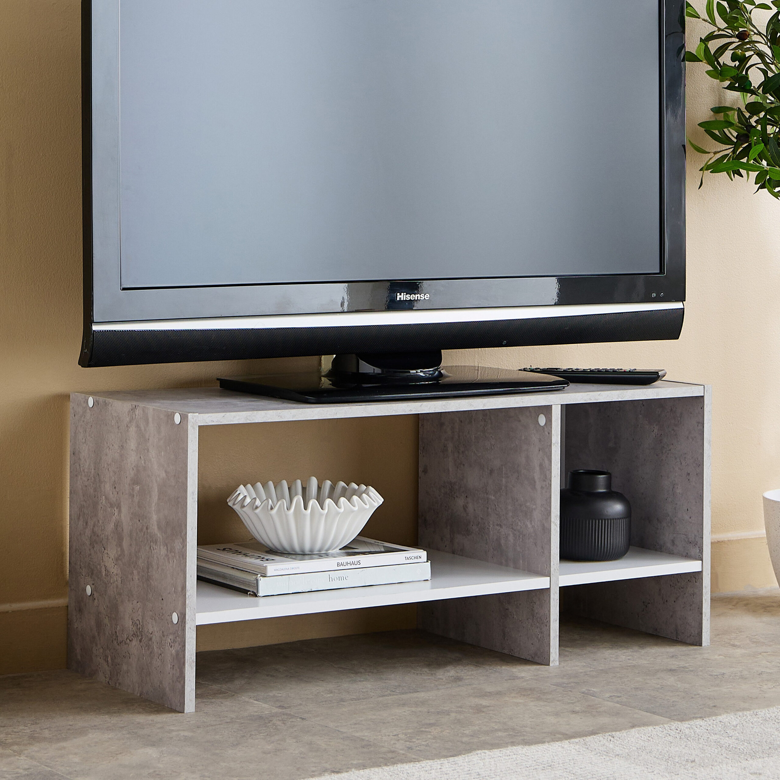 Bruno Patara 2-Shelf Low TV Unit for TVs up to 40 inches