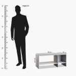 Bruno Patara 2-Shelf Low TV Unit for TVs up to 40 inches