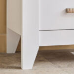 Movo Sky 2-Drawer Tall Bookcase with Display Cabinet