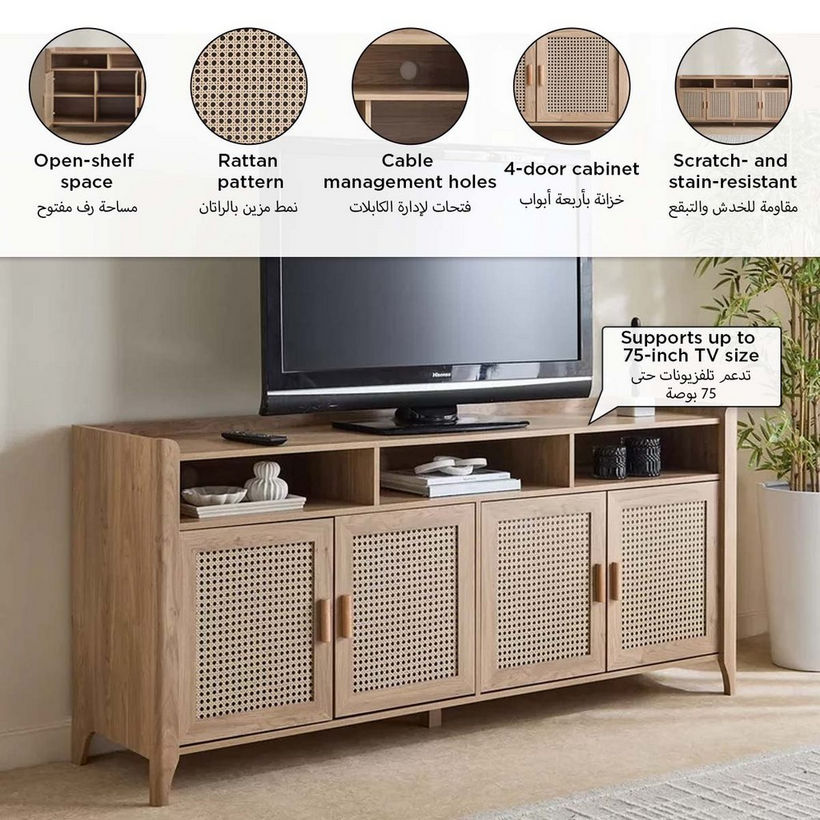 Java High TV Unit for TVs up to 75 inches - Image 12