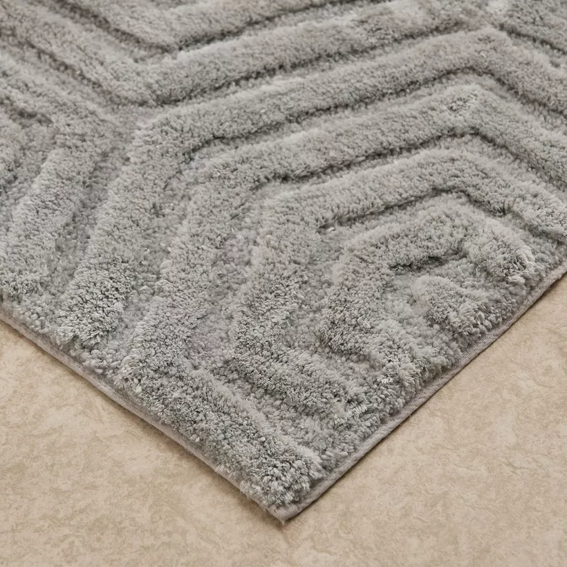 Microbliss Plush Microfibre Bath Mat - 50x80 cm - Image 4