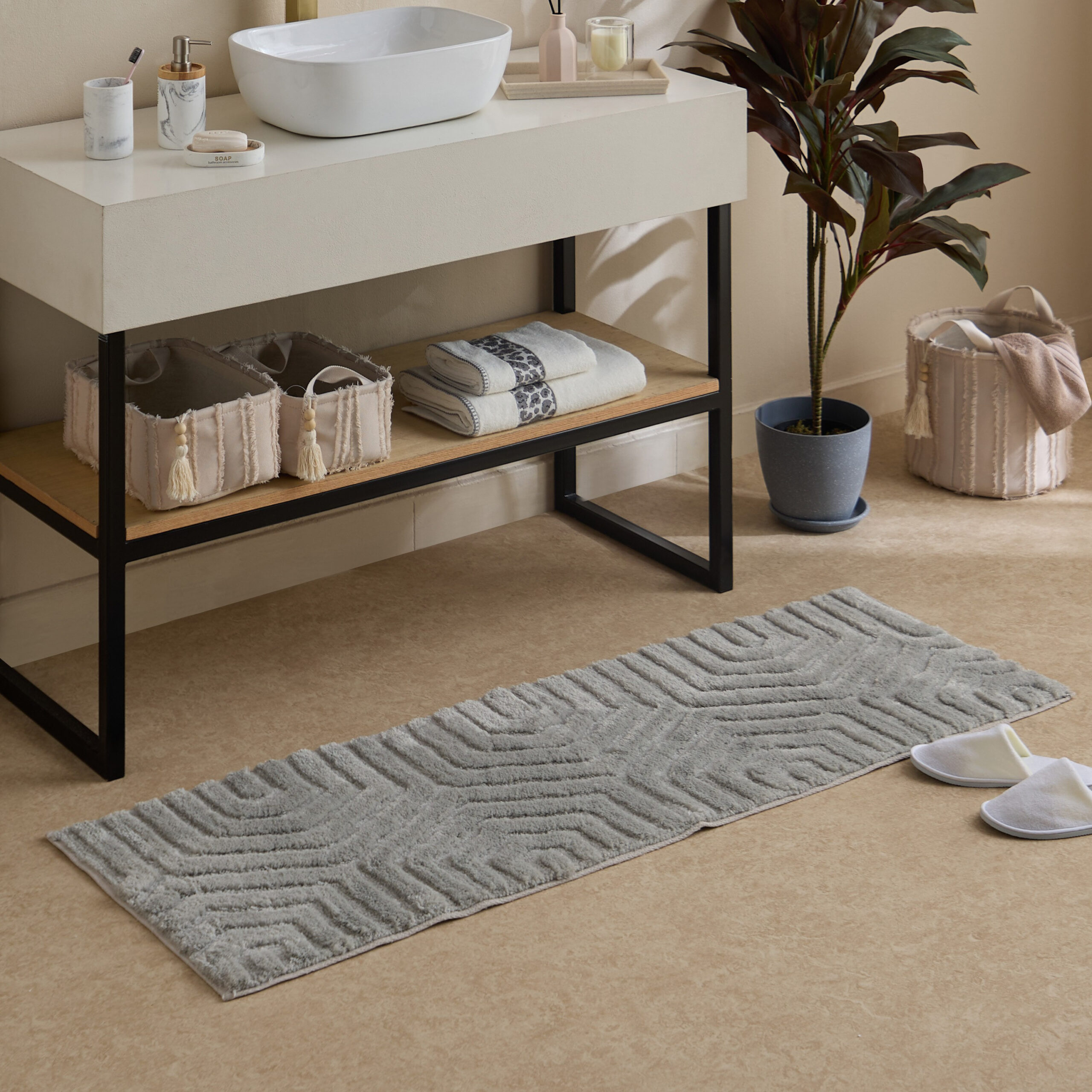 Microbliss Plush Microfibre Bathmat - 50x150 cm