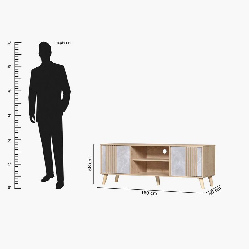 Harlo 1.6 Meter TV Unit for TV upto 70 inches - Image 2