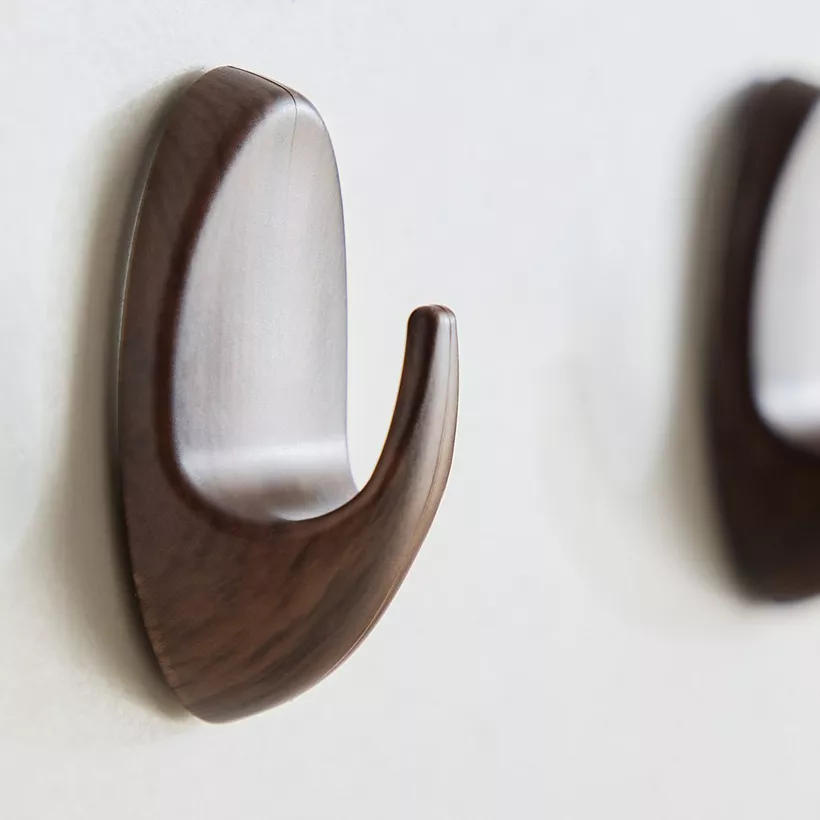 Umbra Decorative Wooden Finish Hook - Set of 2 - Image 3
