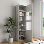 Riva Arena Left and Right Fixable Door Display Cabinet with Glass