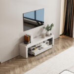 Movo Lupin Low TV Unit for TVs up to 70 inches with LED Lights