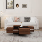 Remi 4-Ways Opening Drawers Coffee Table