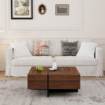 Remi 4-Ways Opening Drawers Coffee Table