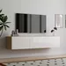 Riva Opera 1.8 Metre 3-Door Wall Mounted TV Unit For TVs up to 75 inches - Image 6