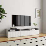 Riva Low TV Unit with Open Shelves
