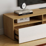 Riva Low TV Unit with Open Shelves