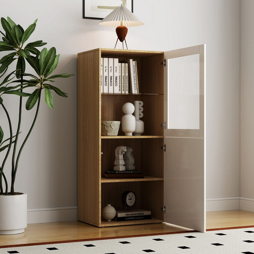 Riva 2-Door Display Cabinet with Glass - Image 4