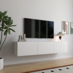 Riva Arena 1.8 Metre 3-Door Wall Mounted TV Unit For TVs up to 75 inches