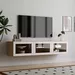Riva Emma 1.8 Metre 3-Door Wall Mounted TV Unit with Glass Door For TVs up to 75 inches - Image 7