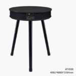 Movo Eden End Table with Bluetooth Speaker and USB Charging Port