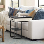 Delta Rectangle End Table with Bluetooth Speaker and USB Charging Port