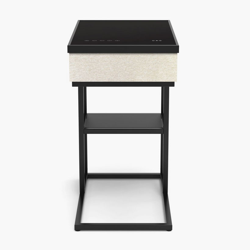 Delta Rectangle End Table with Bluetooth Speaker and USB Charging Port - Image 12
