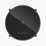 Ambre Round End Table with Bluetooth Speaker and USB Charging Port