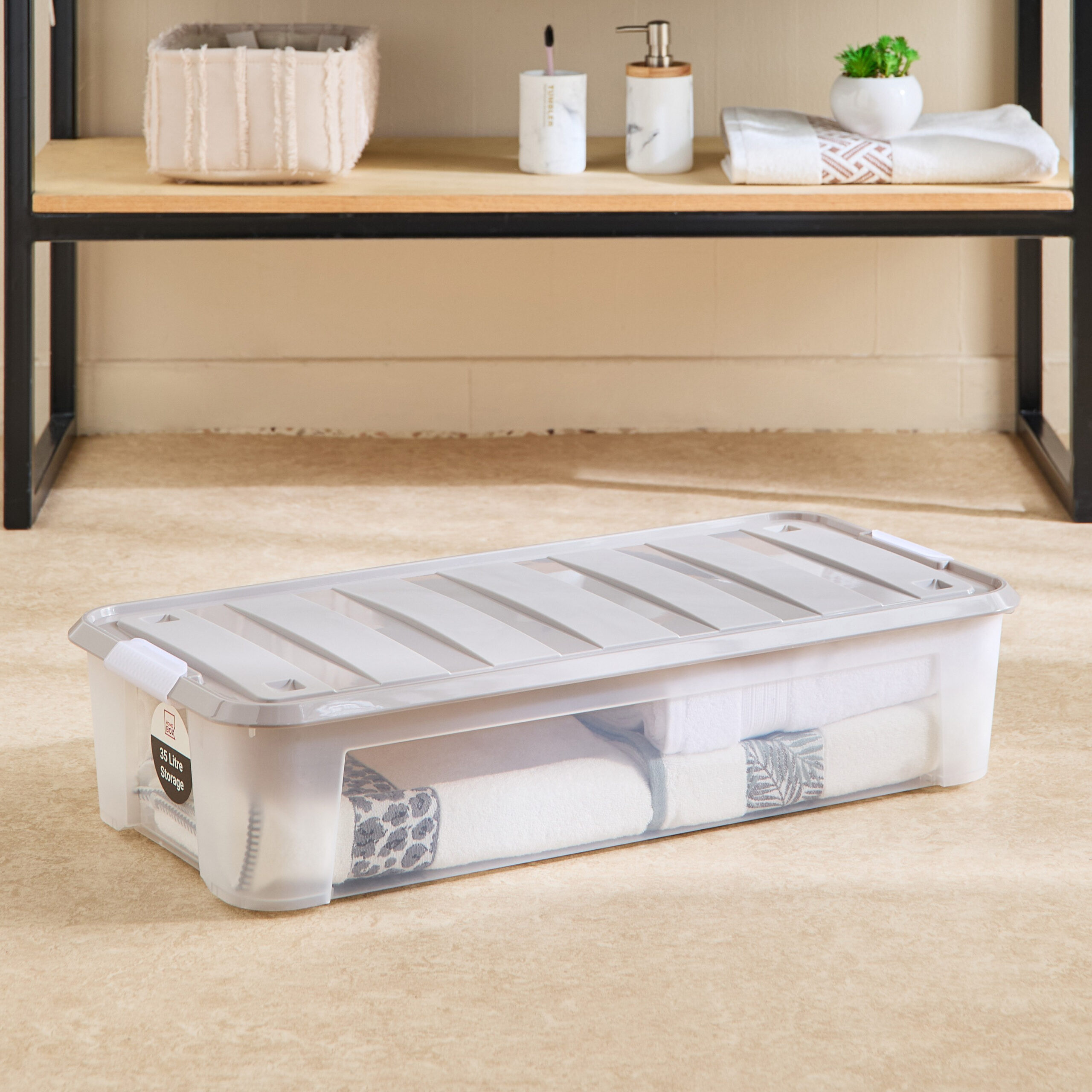 Juana Underbed Storage Box with Wheels - 35 L